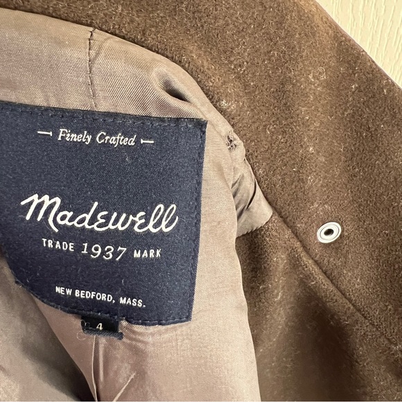 Madewell City Grid Coat in Colorblock / see note - Picture 7 of 9